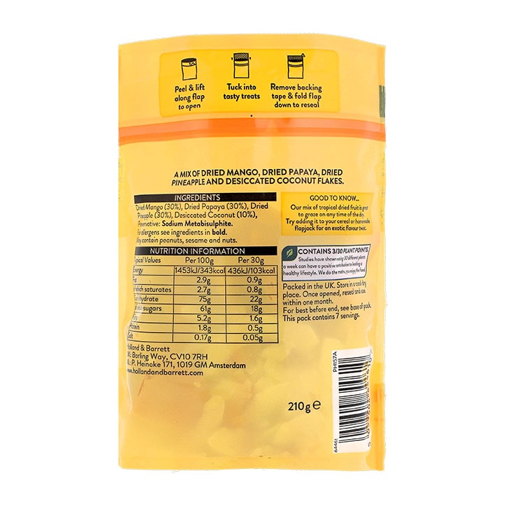 Holland & Barrett Tropical Trail Mix 210g